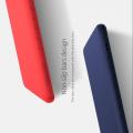 Мягкий матовый силиконовый бампер NILLKIN Flex чехол для OnePlus 7 Pro Синий