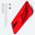 Мягкий матовый силиконовый бампер NILLKIN Flex чехол для Xiaomi Redmi Note 8 Pro Синий
