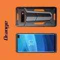 Nillkin Defender Бронированный Противоударный Чехол Бампер для Samsung Galaxy S10 Plus Оранжевый