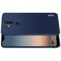Пластиковый матовый кейс футляр IMAK Jazz чехол для Nokia 8.1 Синий + Защитная пленка
