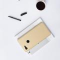 Пластиковый нескользящий NILLKIN Frosted кейс чехол для Google Pixel 3 XL Золотой + защитная пленка
