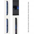 Пластиковый нескользящий NILLKIN Frosted кейс чехол для Huawei Mate 20 X Черный + защитная пленка