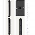 Пластиковый нескользящий NILLKIN Frosted кейс чехол для Huawei Nova 2i / Mate 10 Lite Черный + подставка