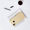 Пластиковый нескользящий NILLKIN Frosted кейс чехол для Huawei P smart+ / Nova 3i Золотой + защитная пленка