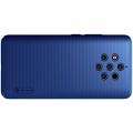 Пластиковый нескользящий NILLKIN Frosted кейс чехол для Nokia 9 PureView Синий + подставка