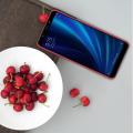 Пластиковый нескользящий NILLKIN Frosted кейс чехол для Xiaomi Mi A2 / Mi 6X Красный + защитная пленка