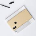 Пластиковый нескользящий NILLKIN Frosted кейс чехол для Xiaomi Mi Mix 3 Золотой + защитная пленка