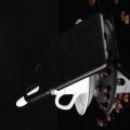 Пластиковый Жесткий Клип Кейс Футляр Искусственно Кожаный Чехол для Oppo Realme 3 Pro / X Lite Черный