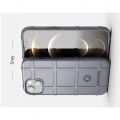 Противоударный прозрачный кейс с силиконовым бампером для iPhone 13 Черный