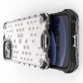 Противоударный прозрачный кейс с силиконовым бампером для iPhone 13 mini Серый