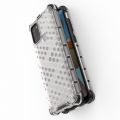 Противоударный прозрачный кейс с силиконовым бампером для Samsung Galaxy A21s Белый