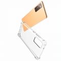 Противоударный прозрачный кейс с силиконовым бампером для Samsung Galaxy S20 FE Прозрачный