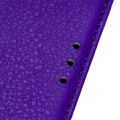 PU Кожаный Чехол Автоматическое Закрывание Подставка и Кошелёк для Samsung Galaxy A70s Фиолетовый