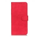 PU Кожаный Чехол Автоматическое Закрывание Подставка и Кошелёк для Xiaomi Redmi 9A Красный