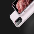 PU Кожаный Чехол для Телефона Dux Ducis Skin Lite для iPhone 11 Pro Противоскользящий Ударопрочный Светло Розовый