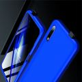 Съемный 360 GKK Матовый Жесткий Пластиковый Чехол для Huawei Honor 9X Синий / Черный