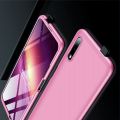 Съемный 360 GKK Матовый Жесткий Пластиковый Чехол для Huawei Honor 9X Розовый