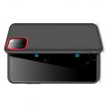 Съемный 360 GKK Матовый Жесткий Пластиковый Чехол для iPhone 11 Pro Max Черный