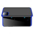 Съемный 360 GKK Матовый Жесткий Пластиковый Чехол для iPhone 11 Pro Синий / Черный