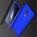 Съемный 360 GKK Матовый Жесткий Пластиковый Чехол для OnePlus 7T Pro Синий / Черный