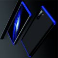Съемный 360 GKK Матовый Жесткий Пластиковый Чехол для Samsung Galaxy Note 10 Синий / Черный