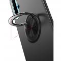 Силиконовый Чехол для Магнитного Держателя с Кольцом для Пальца Подставкой для Huawei Nova 5 Синий
