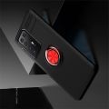 Силиконовый Чехол для Магнитного Держателя с Кольцом для Пальца Подставкой для Huawei P40 Pro Красный / Черный