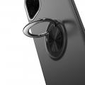 Силиконовый Чехол для Магнитного Держателя с Кольцом для Пальца Подставкой для iPhone 11 Pro Черный