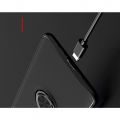 Силиконовый Чехол для Магнитного Держателя с Кольцом для Пальца Подставкой для OnePlus 8 Pro Красный / Черный
