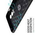 Силиконовый Чехол для Магнитного Держателя с Кольцом для Пальца Подставкой для OnePlus Nord 2 5G Черный