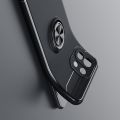 Силиконовый Чехол для Магнитного Держателя с Кольцом для Пальца Подставкой для Xiaomi Mi 11 Lite Черный