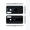 Силиконовый Чехол для Магнитного Держателя с Кольцом для Пальца Подставкой для Xiaomi Redmi Note 8 Черный