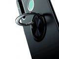 Силиконовый Чехол для Магнитного Держателя с Кольцом для Пальца Подставкой для Xiaomi Redmi Note 8 Черный