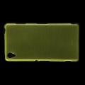 Силиконовый с Рисунком Гель Чехол для Sony Xperia Z3 Зеленый