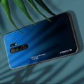 Силиконовый Стеклянный Синий / Черный Градиентный Корпус Чехол для Телефона Xiaomi Redmi 9