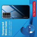 Силиконовый Стеклянный Фиолетовый / Синий Градиентный Корпус Чехол для Телефона Samsung Galaxy Note 20