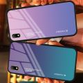 Силиконовый Стеклянный Синий Градиентный Корпус Чехол для Телефона Huawei Honor 8S / Y5 2019