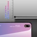 Силиконовый Стеклянный Светло Розовый Градиентный Корпус Чехол для Телефона Huawei Honor 8S / Y5 2019