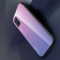 Силиконовый Стеклянный Светло Розовый Градиентный Корпус Чехол для Телефона Samsung Galaxy A51