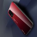 Силиконовый Стеклянный Черный Градиентный Корпус Чехол для Телефона Samsung Galaxy S20