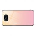 Силиконовый Стеклянный Золотой / Розовый Градиентный Корпус Чехол для Телефона Xiaomi Poco X3 NFC / X3 NFC