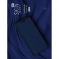 Тонкий Флип Чехол Книжка с Скрытым Магнитом и Отделением для Карты для Samsung Galaxy J4 Plus SM-J415 Синий