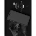 Тонкий Флип Чехол Книжка с Скрытым Магнитом и Отделением для Карты для Samsung Galaxy J4 Plus SM-J415 Черный
