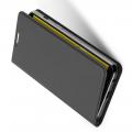 Тонкий Флип Чехол Книжка с Скрытым Магнитом и Отделением для Карты для Samsung Galaxy J6 SM-J600 Черный