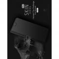 Тонкий Флип Чехол Книжка с Скрытым Магнитом и Отделением для Карты для Samsung Galaxy M20 Черный