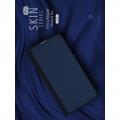 Тонкий Флип Чехол Книжка с Скрытым Магнитом и Отделением для Карты для Samsung Galaxy S10 Plus Синий