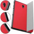 Тонкий Флип Чехол Книжка с Скрытым Магнитом для Samsung Galaxy Tab A 10.5 SM-T595 SM-T590 Красный