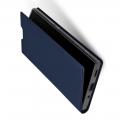Тонкий Флип Чехол Книжка с Скрытым Магнитом и Отделением для Карты для Sony Xperia XA2 Синий