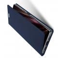 Тонкий Флип Чехол Книжка с Скрытым Магнитом и Отделением для Карты для Sony Xperia 10 Plus Синий