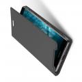Тонкий Флип Чехол Книжка с Скрытым Магнитом и Отделением для Карты для Sony Xperia XZ3 Черный